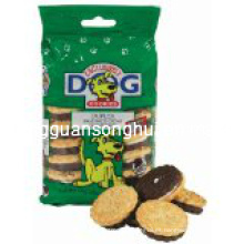 Galletas plásticas del animal doméstico que empaquetan el bolso / el bolso del alimento de perro / la bolsa del alimento del perrito